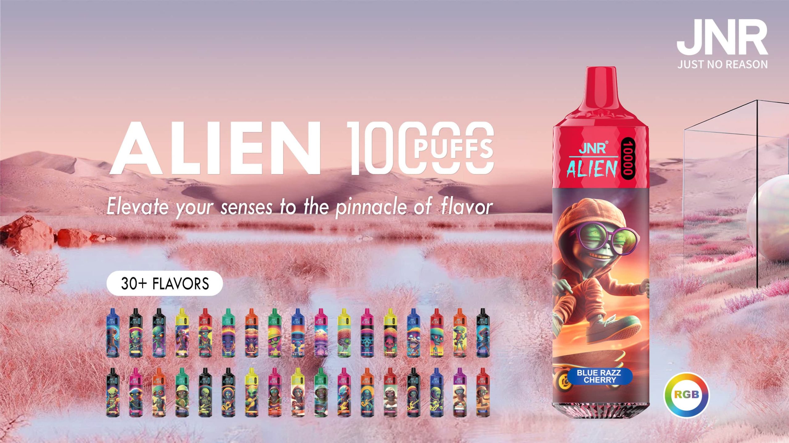 JNR Alien 10000 Puffs - JNR Vape Flavor list of JNR Alien 10000 Puffs - JNR Vape