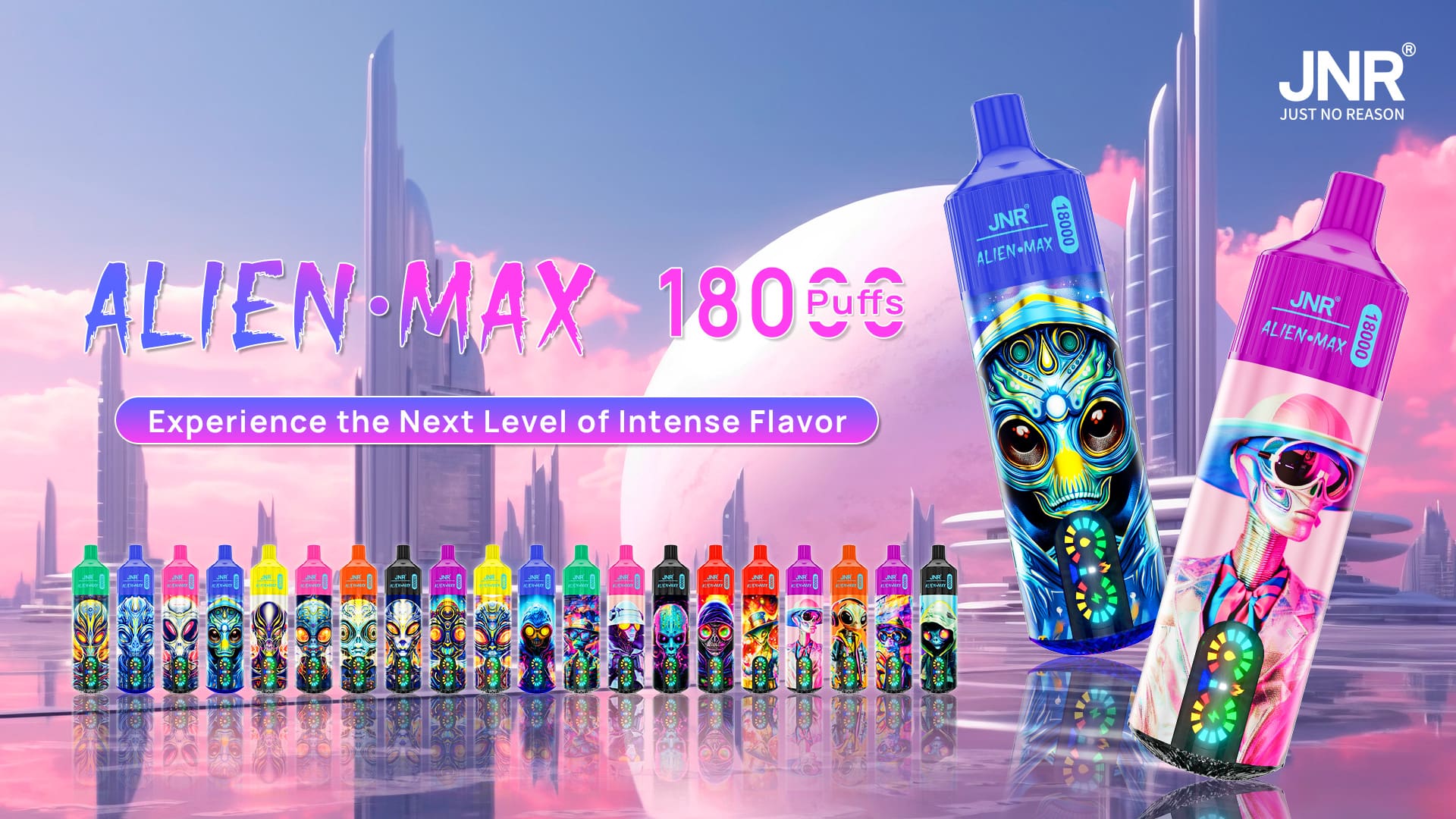 JNR Alien Max 18000 Puffs - JNR Vape JNR Alien Max 18000 Puffs - JNR Vape