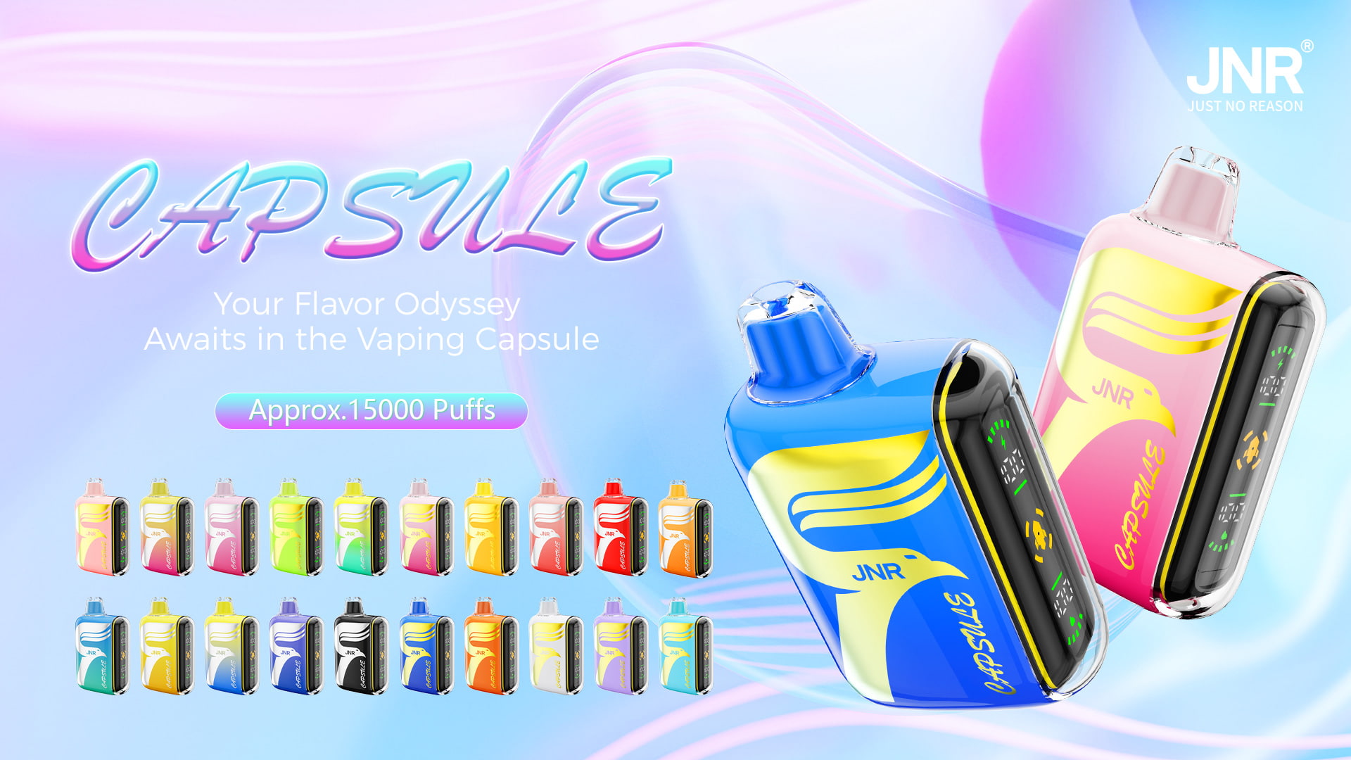 JNR Capsule 15000 Puffs - JNR Vape Flavor list of JNR Capsule 15000 Puffs - JNR Vape