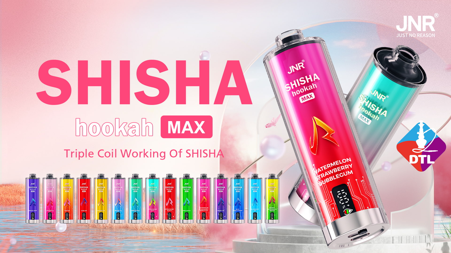 JNR Shisha Hookah Max 22000 Puffs - JNR Vape Flavor list of JNR Shisha Hookah Max 22000 Puffs - JNR Vape
