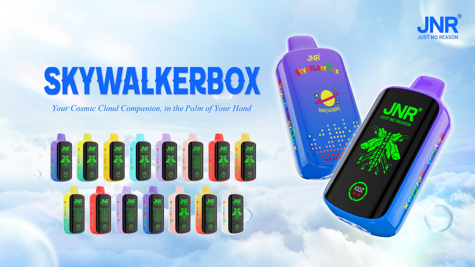 JNR Skywalker Box 21000 Puffs - JNR Vape Flavor list of JNR Skywalker Box 21000 Puffs - JNR Vape