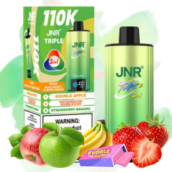 JNR Tripel 3in1 110k Puffs - JNR Vape JNR Tripel 3in1 110k Puffs - JNR Vape